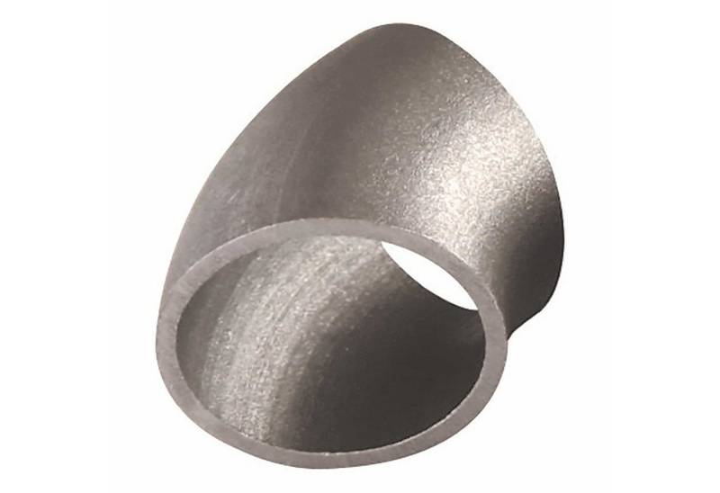 qpool24 Schweißfitting, Schweißbogen 45 Grad DN 40 schwarz von qpool24