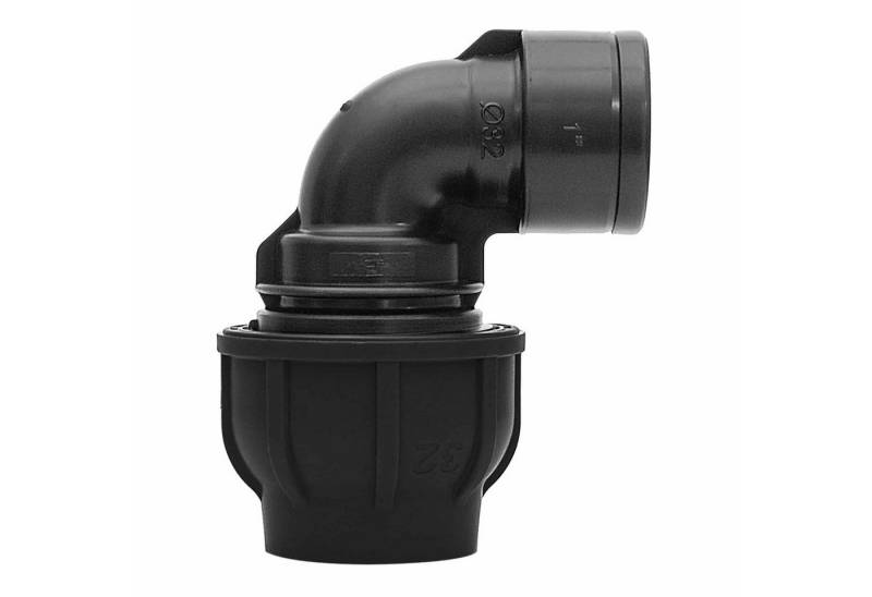 GEBO Steckfitting, PE Verschraubung Winkel mit Klemmverschraubung von GEBO