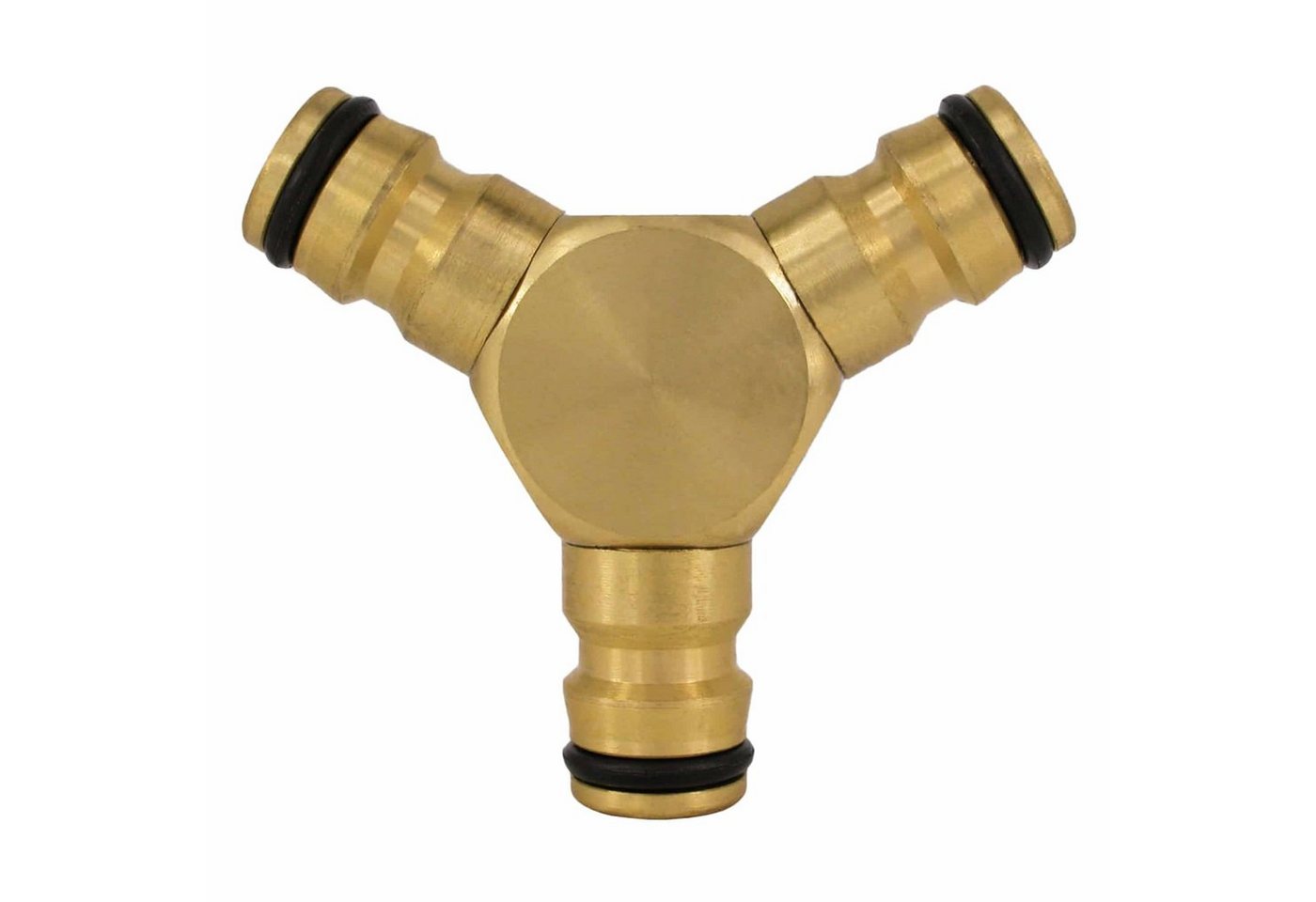 qpool24 Steckfitting, Y Verteilerstück mit 2 Kugelhähnen -Messing-blank qpool24 Steckfitting, Y Verteilerstück mit 2 Kugelhähnen -Messing-blank von qpool24