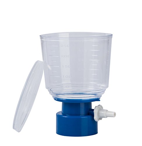 QPore Celluloseacetat Bottletopfilter, Steril, 0,22µm Poren, 250ml Kapazität, 24 Stück von qpore