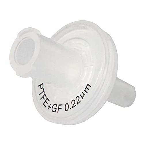 qpore 6-0112 Polytetrafluorethylen Spritzenfilter, Unsteril, 0.22µm Porengröße, 13mm Ø, 100 Stück von qpore