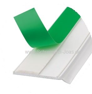 Flachleiste Kunststoff Weiß Gummiweichlippe selbstklebend (20x1.0mm - 5 lfm) von qreenteQ