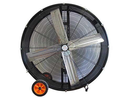qteck Ventilator Windmaschine Bodenventilator Hallenlüfter Hallenkühlung fan WM18T von qteck