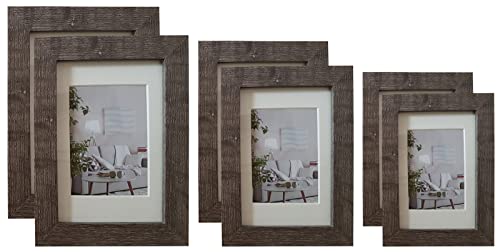 2er SET HENZO Holz Bilderrahmen MODERN - grau - verschiedene Größen wählbar - Fotorahmen aus Holz & Glas, Größen:10 x 15 cm 2er SET HENZO Holz Bilderrahmen MODERN - grau - verschiedene Größen wählbar - Fotorahmen aus Holz & Glas, Größen:10 x 15 cm von quantio