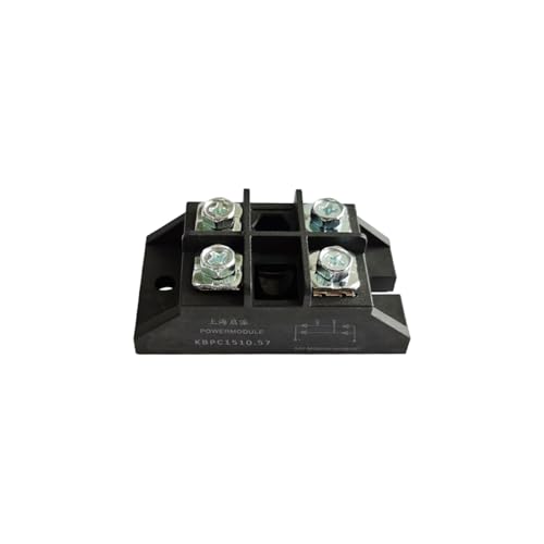 qudkdhs Dreiphasen-Gleichrichterbrücke 1 STÜCK Modul KBPC3510/5010/1510/2510 220 V/12 V/24 V AC zu DC (KBPC1510.57) von qudkdhs