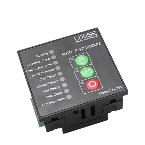qudkdhs Generator Motorsteuerung LXC701 Generator Autostart Steuerung Generator Steuermodul vollständig ersetzt DSE701 von qudkdhs