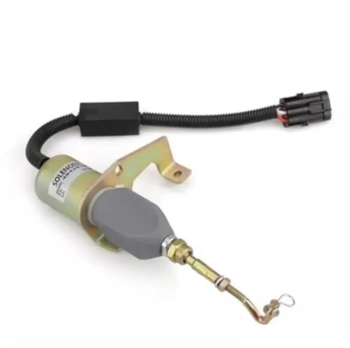 qudkdhs Tankstopp-Magnetventil, Abschaltung, Dieselmotor, Kraftstoffabschaltung, Ventilstopp-Magnetventil für 6CT 6L QSL 6BT ISL ISBE 24 V 5346207 5301701 5295567 5292297 4942879d (24 V 5346207) von qudkdhs