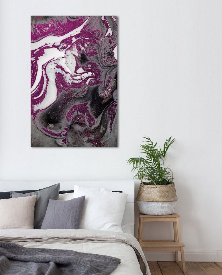 queence Acrylglasbild Abstrakte Kunst, Abstrakt, Gemälde, Kunst, klassische Fantasie, in Marmor-Optik von queence
