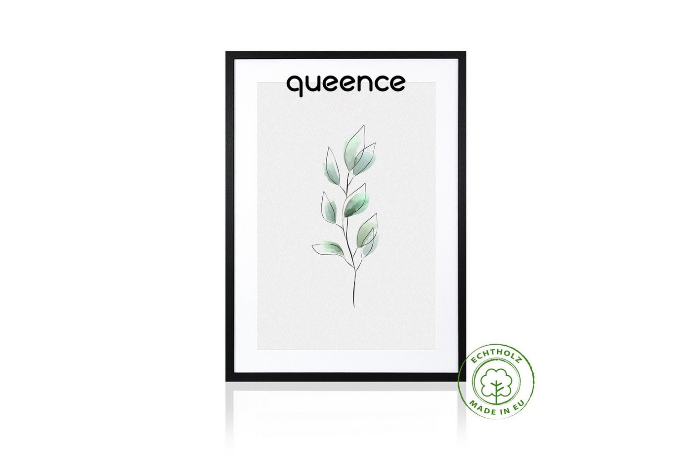 queence Bilderrahmen Poster Holzrahmen - Echtholz Bilderrahmen schwarz, für 1 Bilder, Echtholzbilderrahmen queence Bilderrahmen Poster Holzrahmen - Echtholz Bilderrahmen schwarz, für 1 Bilder, Echtholzbilderrahmen von queence