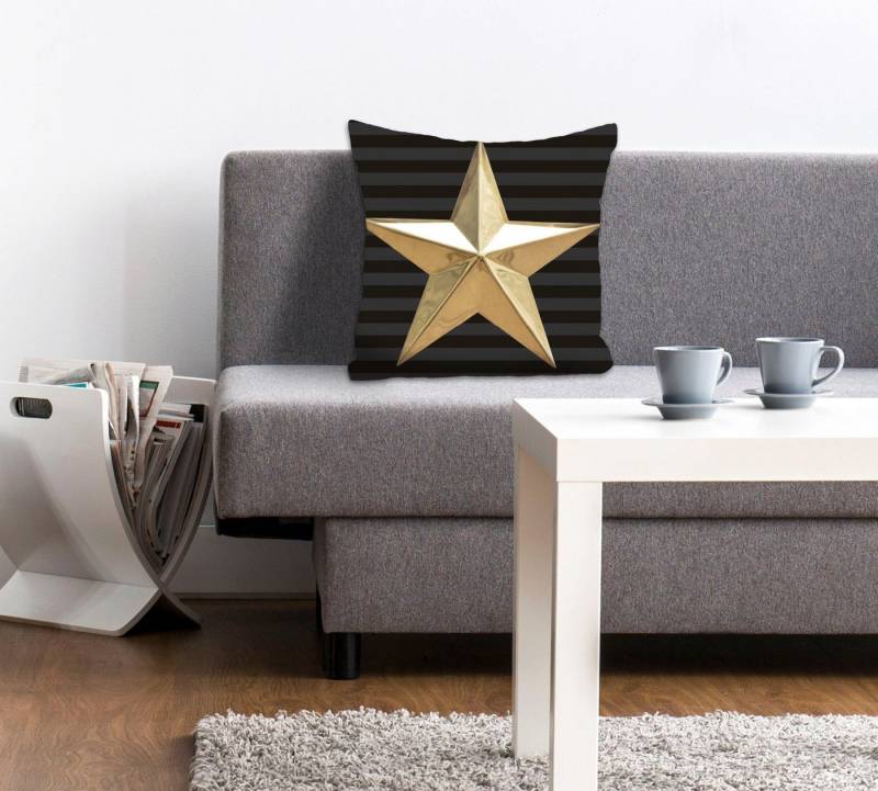 queence Dekokissen Chila, Kissenhülle,Weihnachtsstern,Festlich,Weihnachten,Blume,Dekorativ,Rot von queence