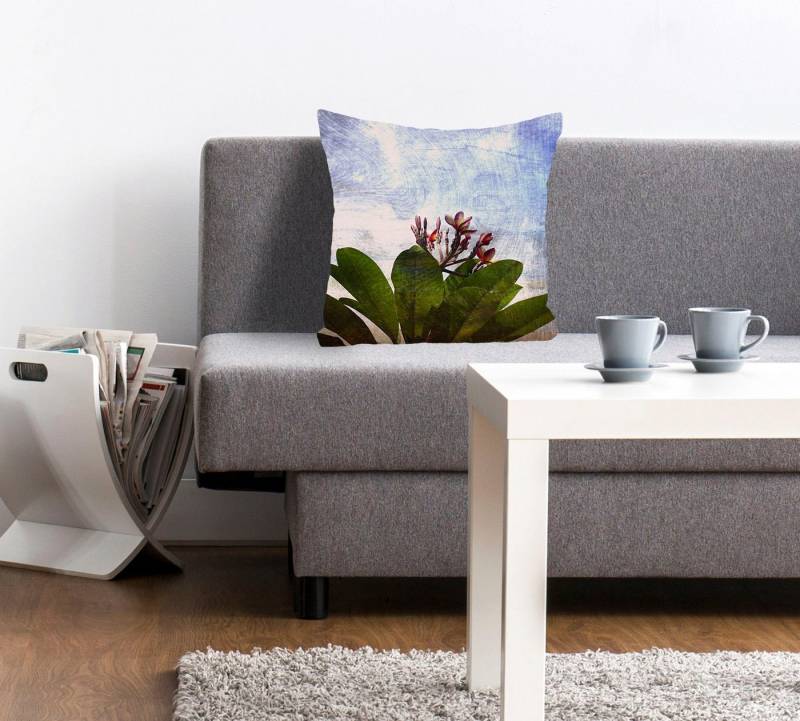 queence Dekokissen Gibralta, mit einer schönen Pflanze queence Dekokissen Gibralta, mit einer schönen Pflanze von queence