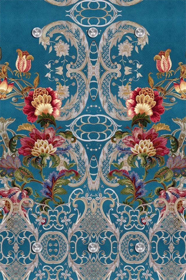 queence Garderobenleiste Blumen, mit 6 Haken, 80 x 120 cm queence Garderobenleiste Blumen, mit 6 Haken, 80 x 120 cm von queence