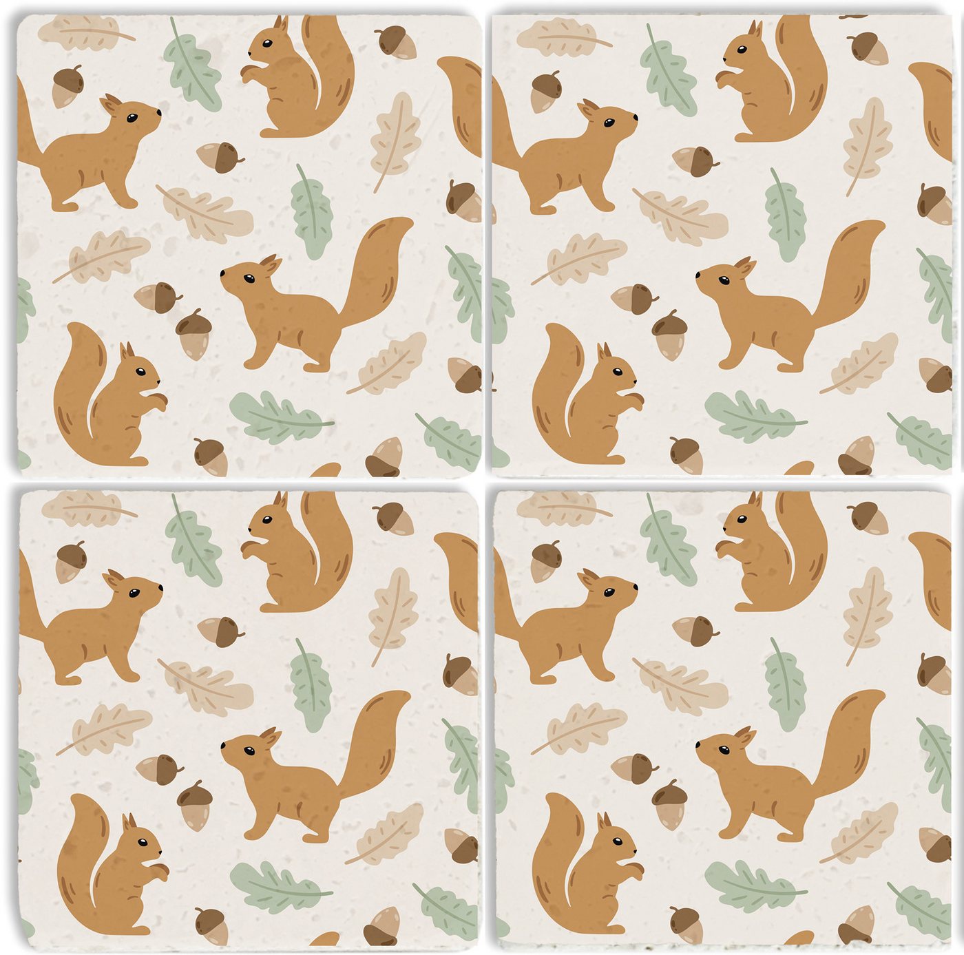 queence Getränkeuntersetzer Tiermotiv Stein Fliesen, Set, 4-tlg., Eichhörnchen Set Topfuntersetzer Naturstein Untersetzer 10x10x1cm queence Getränkeuntersetzer Tiermotiv Stein Fliesen, Set, 4-tlg., Eichhörnchen Set Topfuntersetzer Naturstein Untersetzer 10x10x1cm von queence