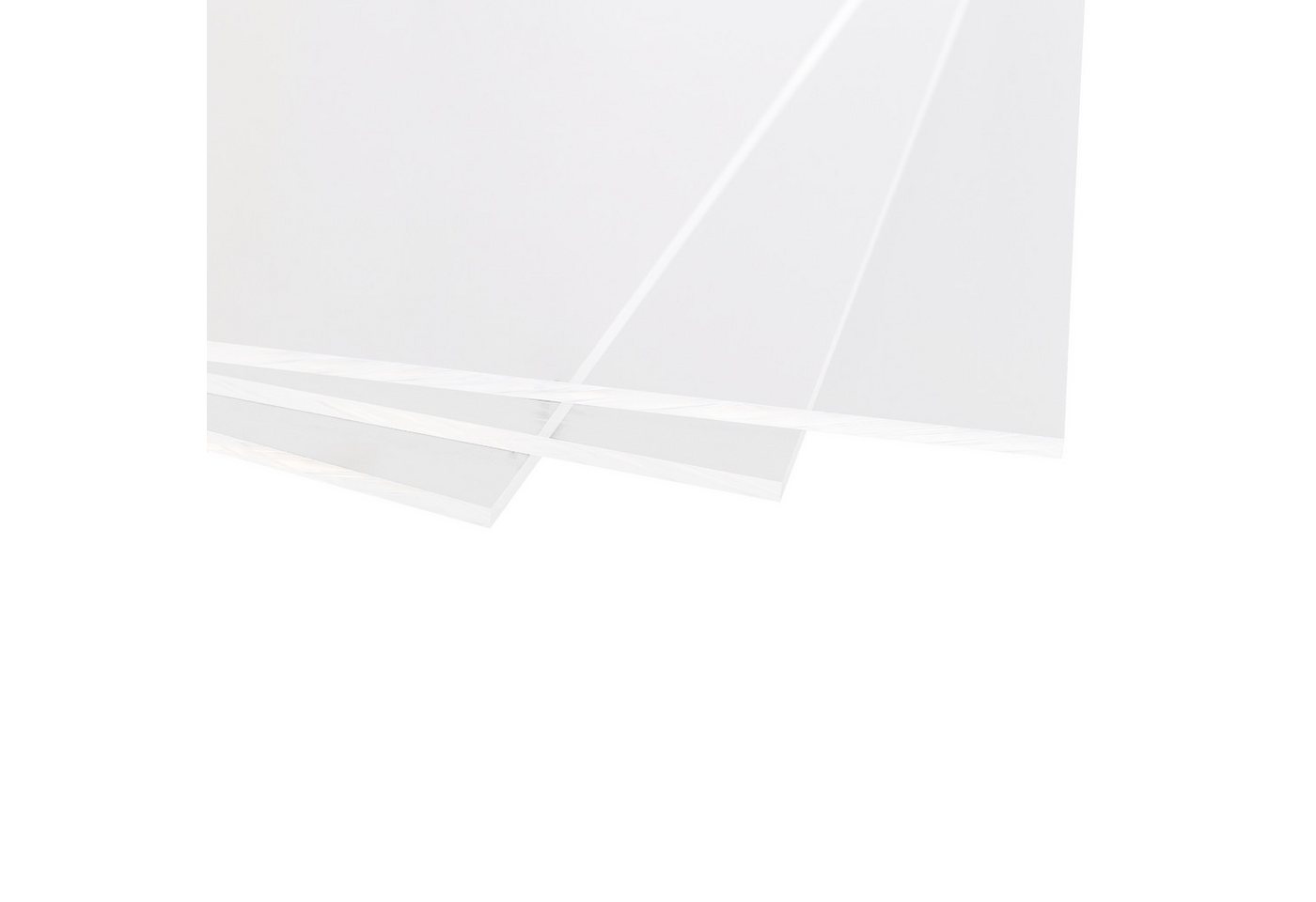 queence Herd-Abdeckplatte 4mm Acrylglas, PMMA XT Schneide- & Abdeckplatte Bastelplatte, Acrylglas, (2 tlg), transparent, geruchlos, glasklar, UV beständig, beidseitig foliert von queence
