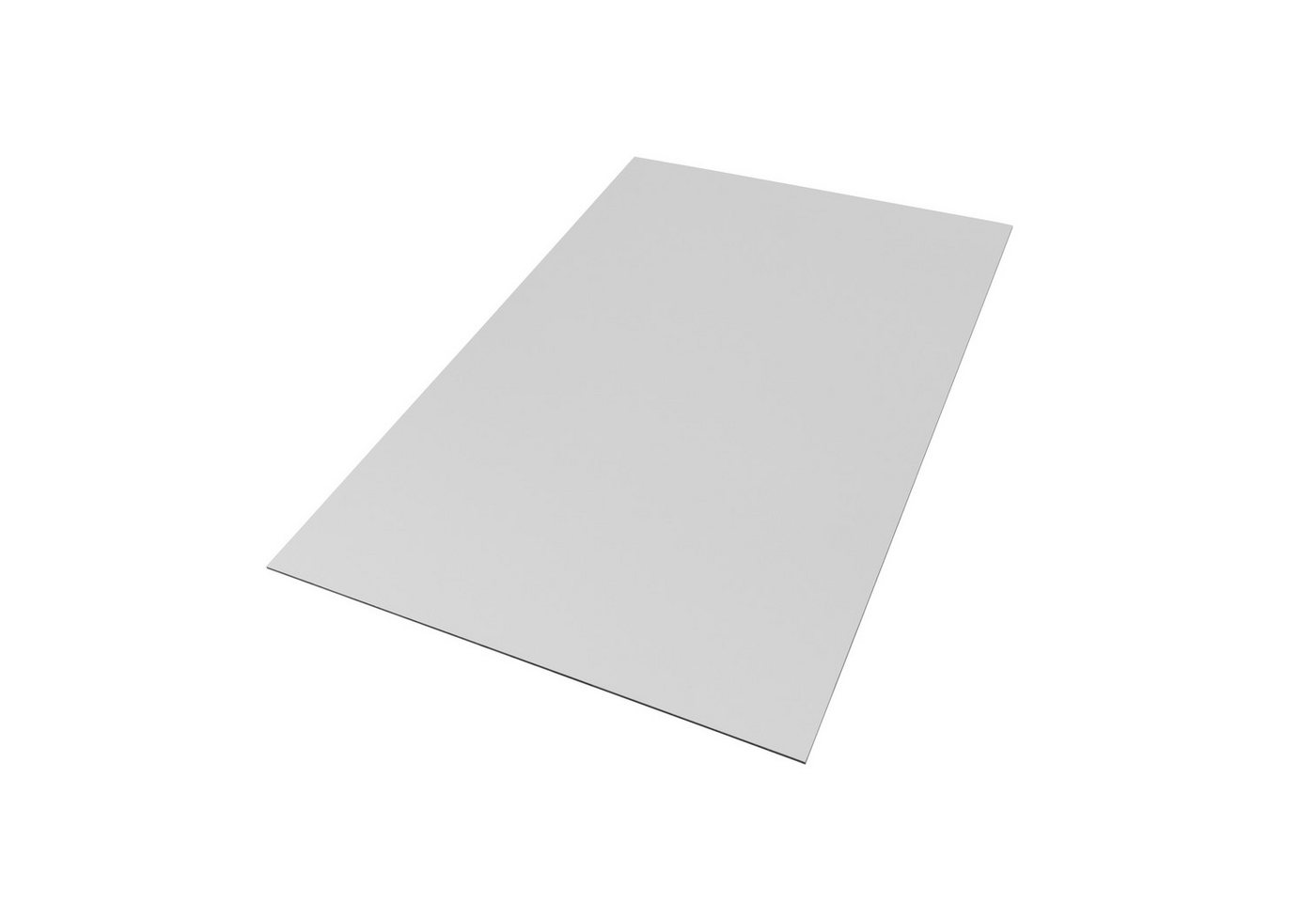 queence Herdblende-/Abdeckplatte Alu Dibond, White Dibond, weiß, Verbundplatte, Alu Dibond, (1 tlg), beidseitige Bearbeitung möglich, für innen und außen von queence