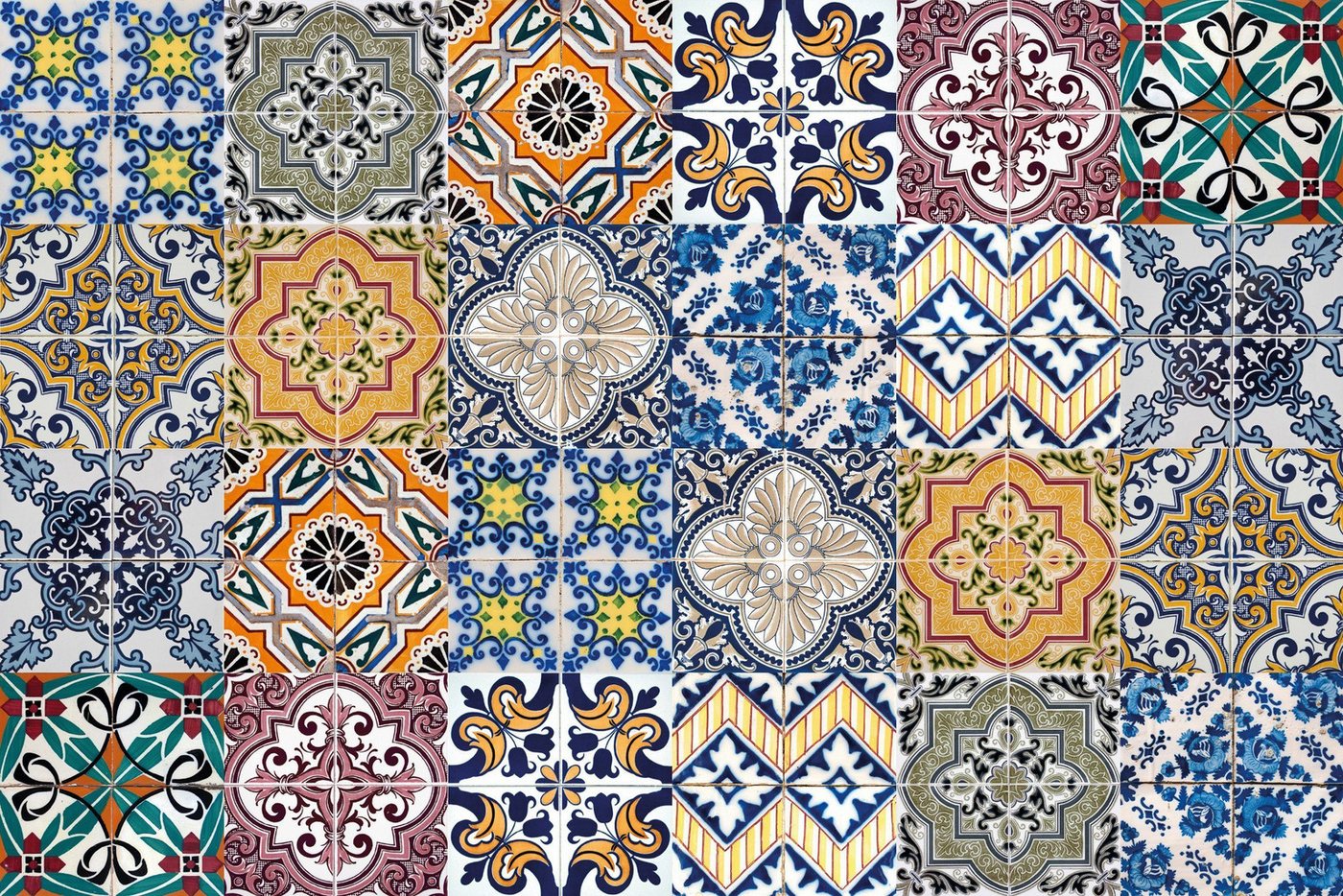 queence Küchenrückwand Kachel Fliesen Optik - Spritzschutz Wandschutz für Herd & Spüle, (1-tlg), inkl. Klebepads und Saugnäpfen für eine flexible Befestigung von queence