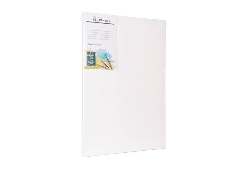 queence Leinwand Künstlerleinwand, Günstige Sets, 2-fach weiß, 100% Baumwolle, FSC Holz, verschiedene Größen und Sets von queence