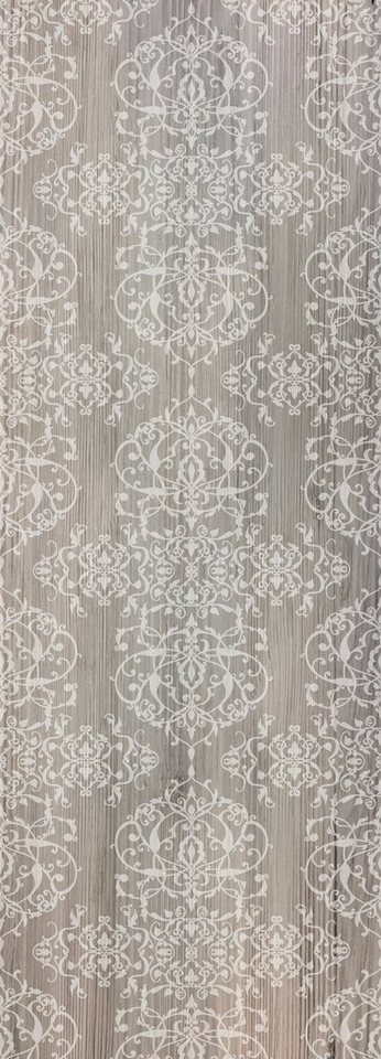 queence Vinyltapete Muster-Grau-Braun, glatt, Antikoptik, Barock, Holz, Kunst, bedruckt, 90x250cm, selbstklebend, kinderleichte Anbringung, Sticker von queence