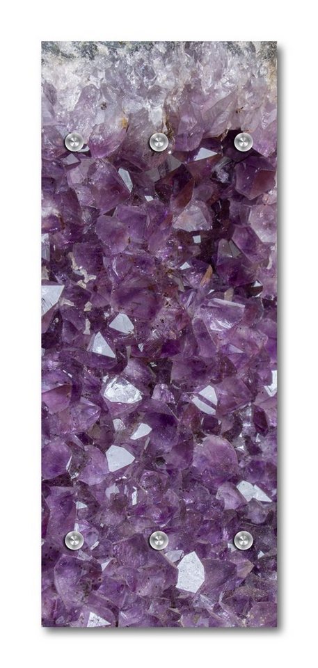 queence Wandgarderobe Crystal - Garderobe aus hochwertigem Acrylglas (1 St), 50x120 cm - mit Edelstahlhaken von queence