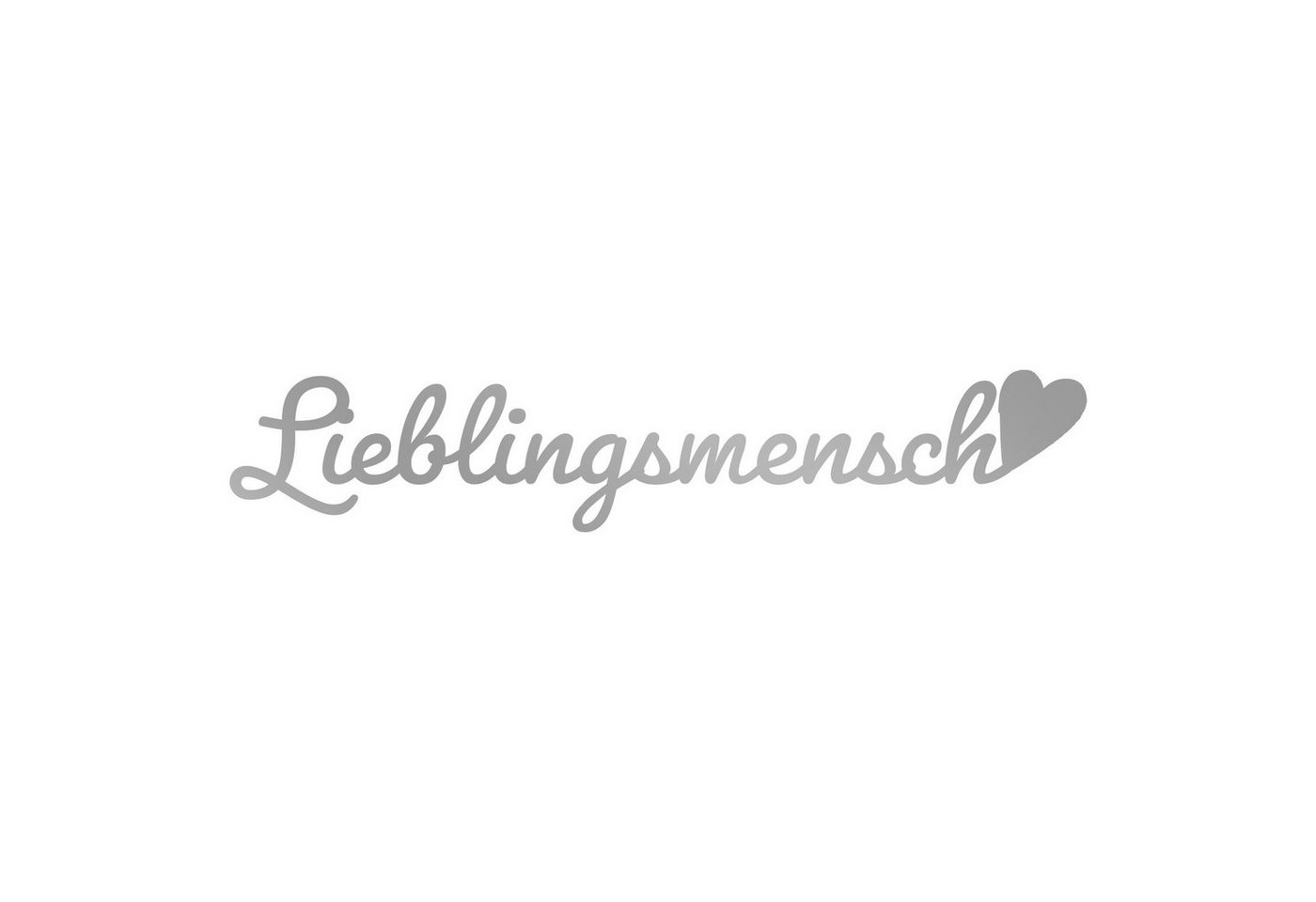 queence Wandtattoo Lieblingsmensch, Wandspruch, selbstklebend, Wanddeko, Sticker, Herz, selbstklebend von queence