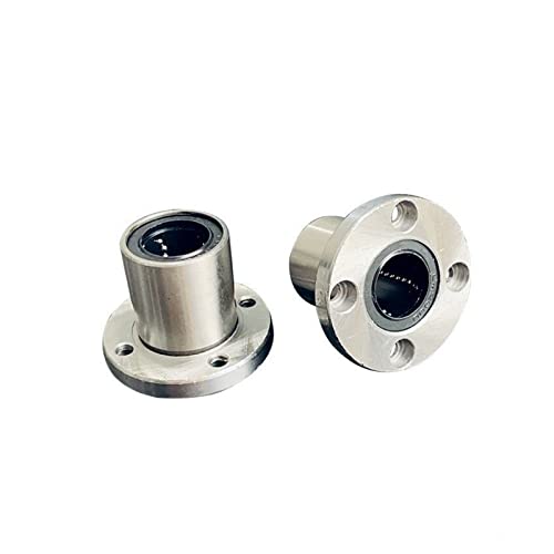 Chromstahl Deep Rillenkugellager 2 Stück/Lot LMF25UU LMF30UU LMF35UU Flansch-Linearlager CNC-Teile für 3D-Drucker Linearstange (LMF25UU) von quetwef