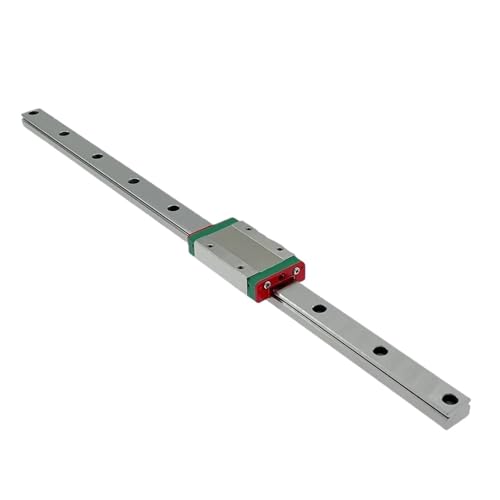 Miniatur-Linearführung 1 Stück MGN3H Schmaler Schieber + 1 Stück MGN3 Linearführung in Miniatur 100-550 mm Verwendung für 3D-Drucker (550 mm) von quetwef