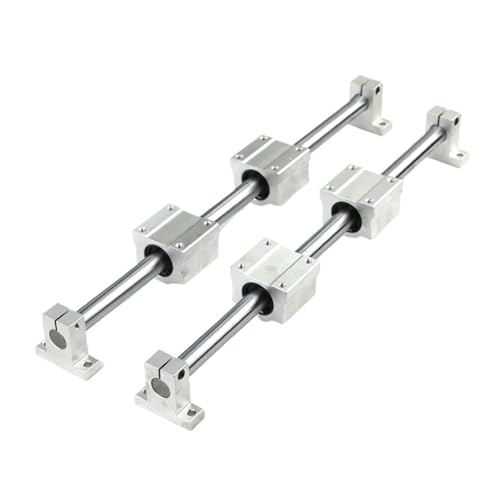 Miniatur-Linearführungsschiene 4 Stück SK16 Linearführungsklemme + 2 Stück SCS16 Welle für Linearführungsschiene + 4 stücke SCS16UU Führungslager Lager Schieberblock Verwendung Miniatur-Linearführungsschiene 4 Stück SK16 Linearführungsklemme + 2 Stück SCS16 Welle für Linearführungsschiene + 4 stücke SCS16UU Führungslager Lager Schieberblock Verwendung von quetwef