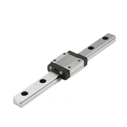 Miniatur-Linearführungsschiene Miniatur-Linearführungsschiene 1 Stück MGN12 Linearführung Länge 100 mm-800 mm + 1 Stück MGN12C Schwarzer Schieberblock zur Verwendung für 3D-Drucker (100 mm) von quetwef