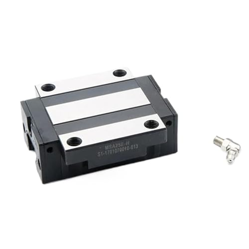 Miniatur-Lineargleitführung Linearführung MSA25E-H Lager Slider Block Schiene Wagen for 3D Drucker Linear Antrieb von quetwef