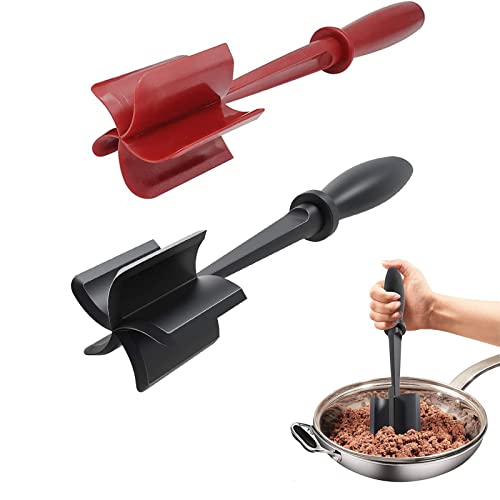 Fleischzerkleinererer, hitzebeständiger Kartoffelstampfer, Fleischzerkleinerer, vielseitiger antihaftbeschichtet, Fleischstampfer, Fleischzerdrücker, Kochgeschirr, hitzebeständiger Fleischstampfer Fleischzerkleinererer, hitzebeständiger Kartoffelstampfer, Fleischzerkleinerer, vielseitiger antihaftbeschichtet, Fleischstampfer, Fleischzerdrücker, Kochgeschirr, hitzebeständiger Fleischstampfer von qufzdopv