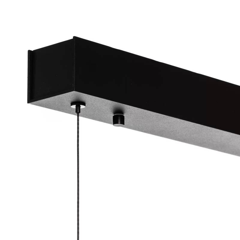 Quitani Led Hängelampe Kiere Eiche/Schwarz 118cm Hängeleuchte Lampe Leuchte Spot B-Ware von quitani