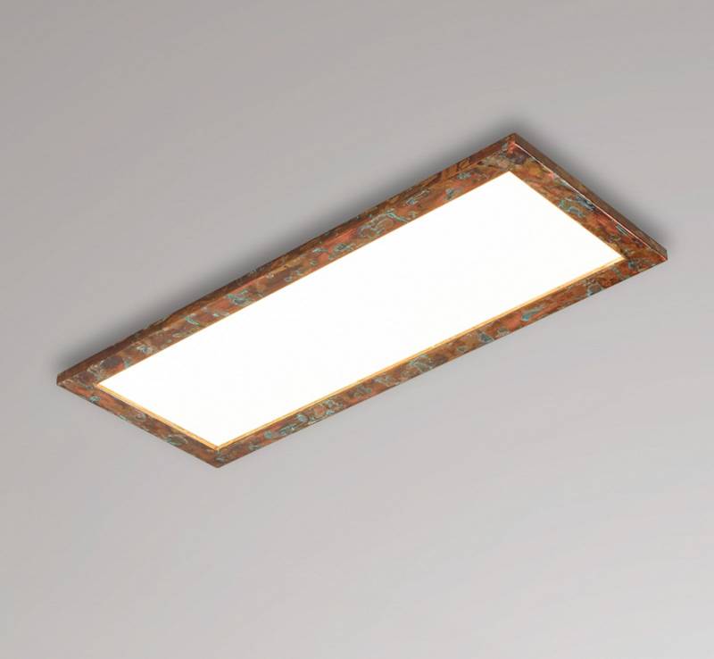 Quitani Led Panel Deckenleuchte Aurinor Led Kupfer 86 Cm Lampe Leuchte Spot B-Ware von quitani