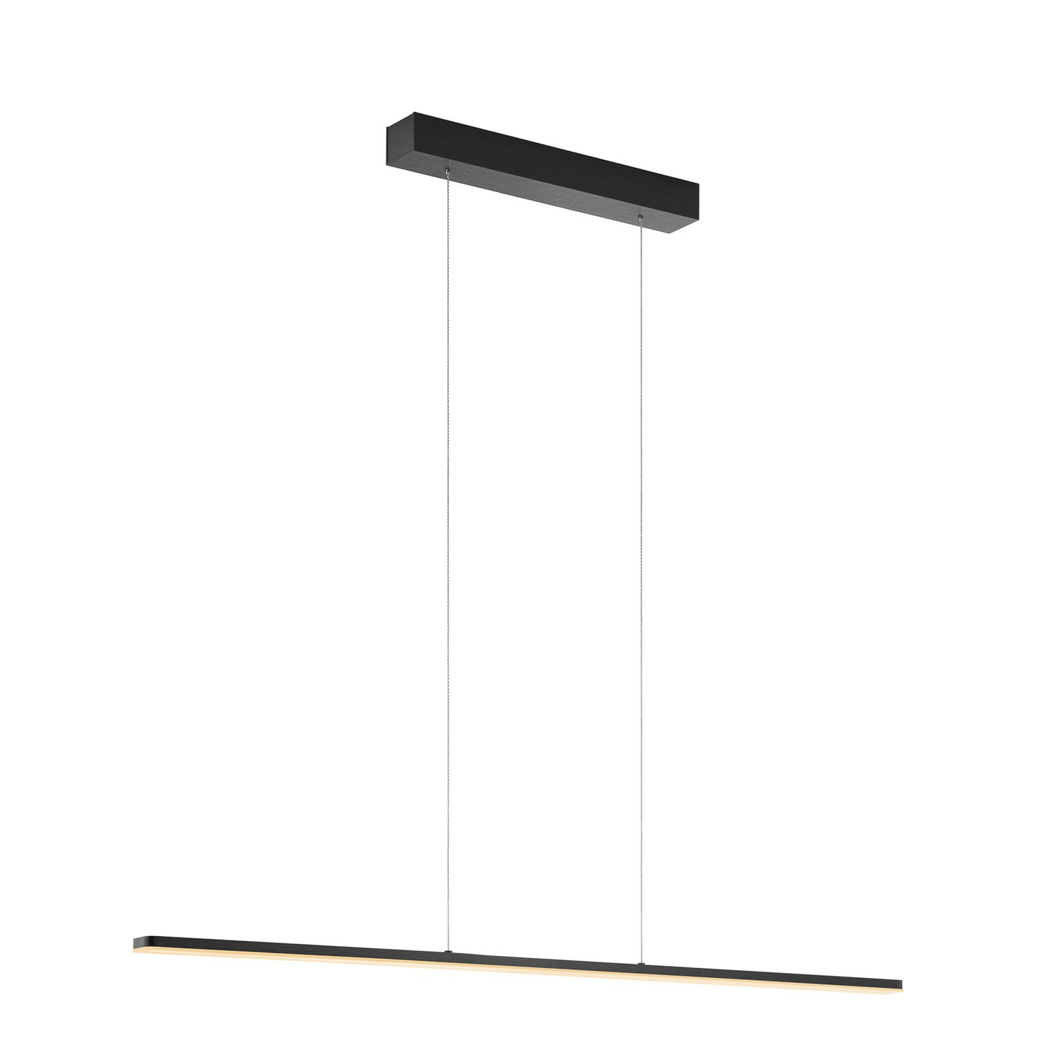 Quitani Led Pendelleuchte Hängelampe Margita Schwarz Länge 118 Cm Dimmbar   B-Ware von quitani