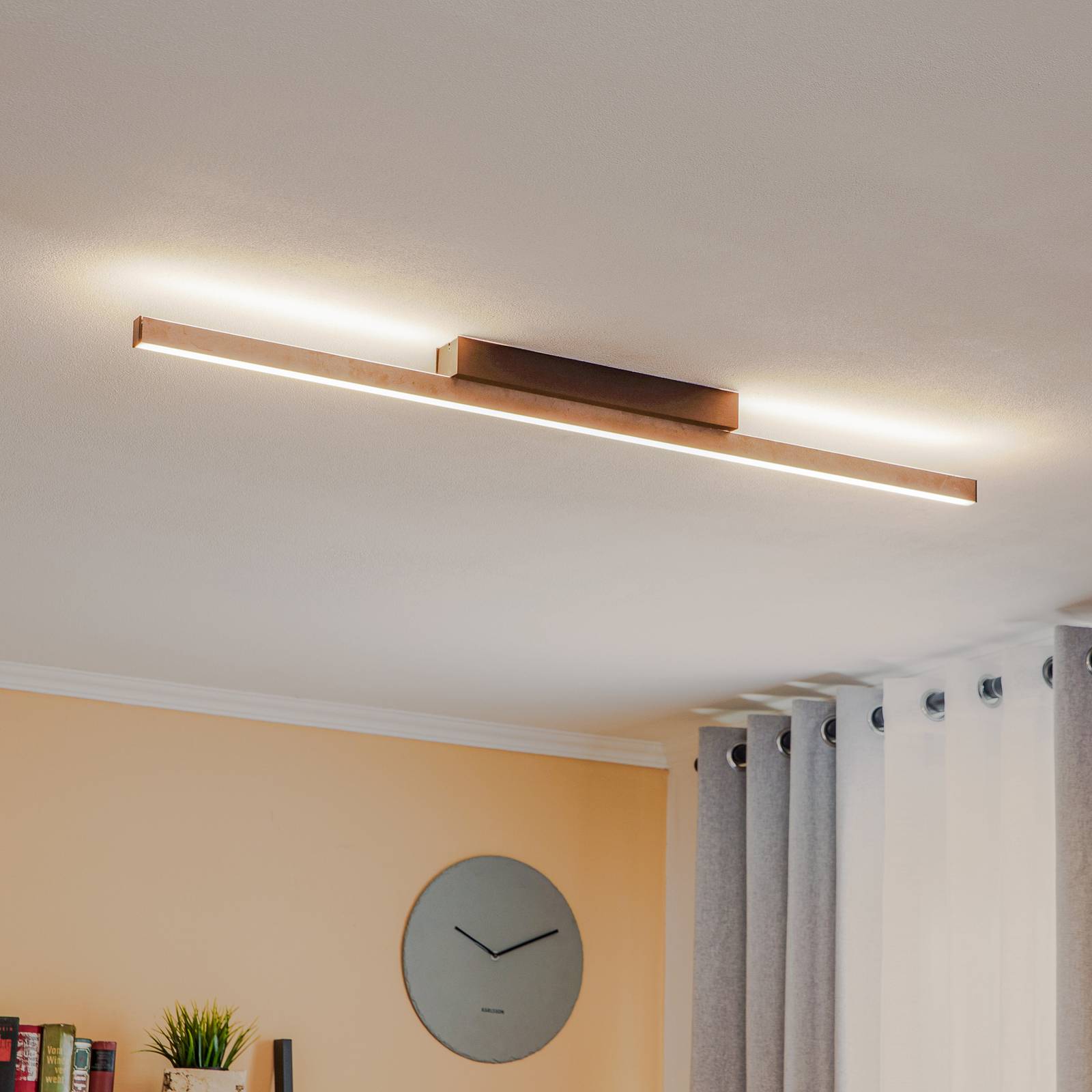 Quitani Zino LED-Deckenleuchte Schiefer grau 38W von quitani