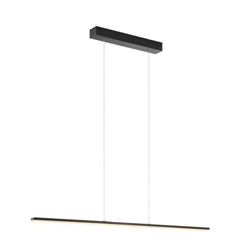 quitani LED 'Margita' dimmbar (Modern) in Schwarz aus Aluminium u.a. für Wohnzimmer & Esszimmer (1 flammig,), Wohnzimmerlampe von quitani