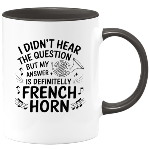 quotedazur - Mug Ich Habe Die Frage Nicht Gehört, Aber Meine Antwort Ist Definitiv Waldhorn - Musik Geschenkideen, Musiker Geschenke, Horn Spieler, Geburtstag, Weihnachten quotedazur - Mug Ich Habe Die Frage Nicht Gehört, Aber Meine Antwort Ist Definitiv Waldhorn - Musik Geschenkideen, Musiker Geschenke, Horn Spieler, Geburtstag, Weihnachten von quotedazur