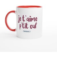 Tasse Je T'aime Petit Cul - Cadeau Saint Valentin von quotedazurfr