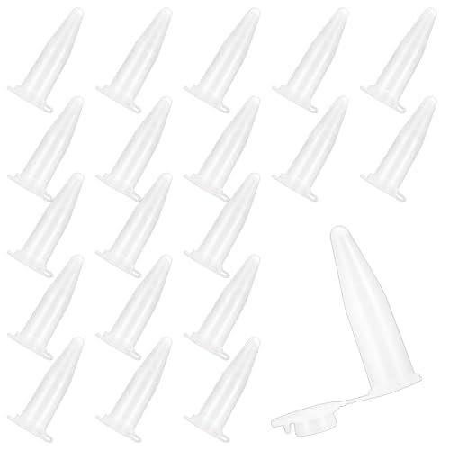 qxayxa 210 Stk. Reaktionsgefäße, 1,5ml Transparent Zentrifugenröhrchen, Zentrifugen Röhrchen Kunststoff, Plastik Reagenzgläser, Klar Probe Konisch Geeignet Probenfläschchen für Labore, Experimente von qxayxa