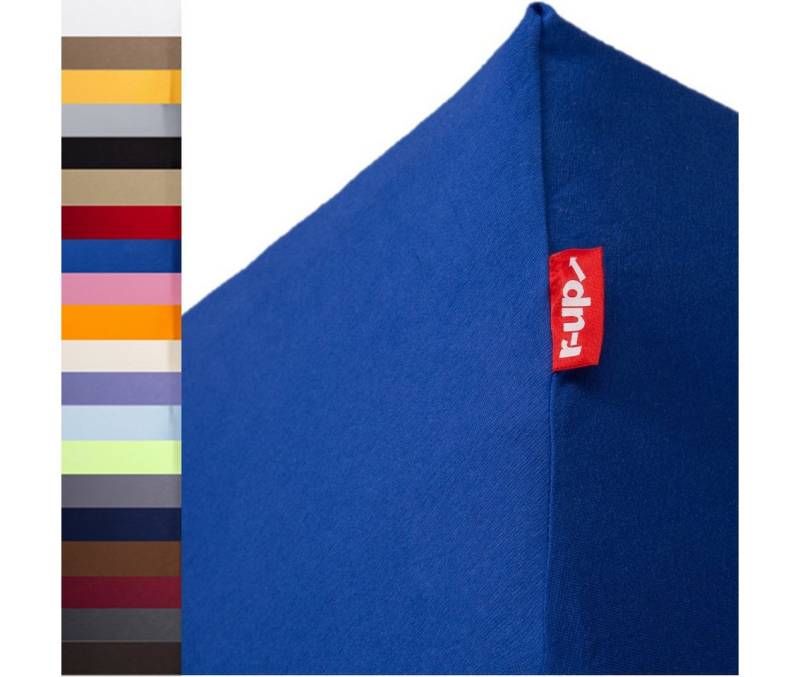r-up Spannbettlaken Beste 120x200-130x220 bis 35cm Höhe 230g/m², Baumwolle, Gummizug: fest eingenähtes dauerelastisches Rundumgummi, (1 Stück), 15cm - 35cm Matratzenhöhe von r-up