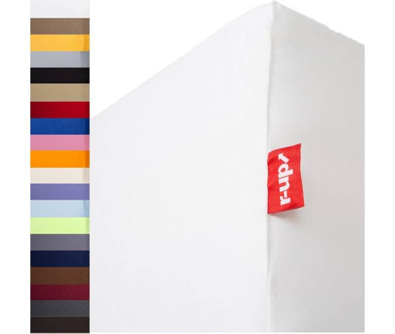 r-up Spannbettlaken Beste 90x200-100x220 bis 35cm Höhe 230g/m², Baumwolle, Gummizug: fest eingenähtes dauerelastisches Rundumgummi, (1 Stück), 15cm - 35cm Matratzenhöhe von r-up