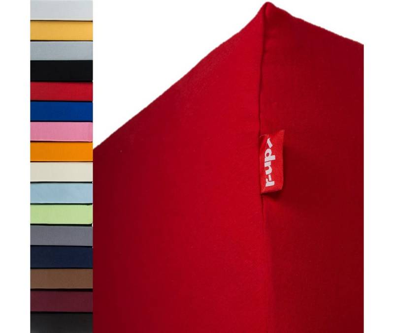 r-up Spannbettlaken Beste 120x200-130x220 bis 35cm Höhe 230g/m², Baumwolle, Gummizug: fest eingenähtes dauerelastisches Rundumgummi, (1 Stück), 15cm - 35cm Matratzenhöhe von r-up