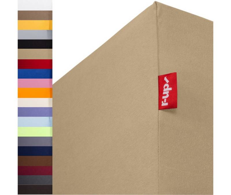 r-up Spannbettlaken Beste 180x200-200x220 bis 35cm Höhe 230g/m², Baumwolle, Gummizug: fest eingenähtes dauerelastisches Rundumgummi, (1 Stück), 15cm - 35cm Matratzenhöhe von r-up