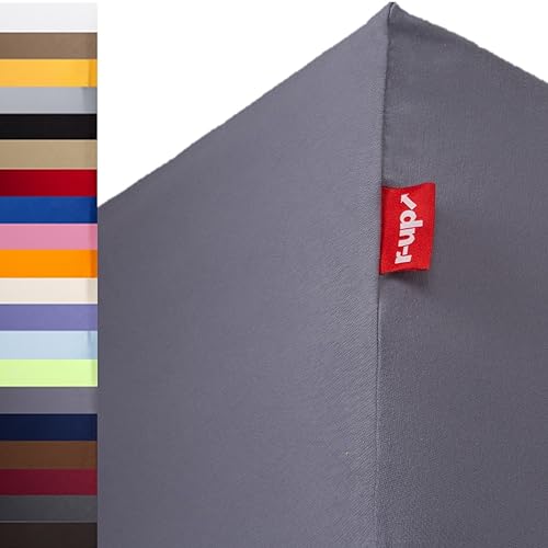 r-up Beste Spannbettlaken 180x200-200x220 bis 35cm Höhe viele Farben 95% Baumwolle / 5% Elastan 230g/m² Oeko-TEX stressfrei auch für Boxspringbetten (grau) r-up Beste Spannbettlaken 180x200-200x220 bis 35cm Höhe viele Farben 95% Baumwolle / 5% Elastan 230g/m² Oeko-TEX stressfrei auch für Boxspringbetten (grau) von r-up