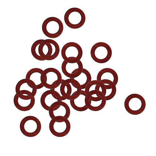 100er SET Dichtung 9 x 14 mm für Überwurfmutter 3/8 Zoll Fiber/Dichtungsring/Vulkanfiber-Ring/Dichtring/Faserdichtung / von rKüchentechnik