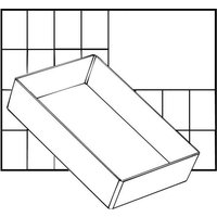 Raaco - A6 1 Facheinsatz einzeln 47x109x157 mm von raaco