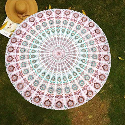 raajsee Indien Strandtuch Rund Mandala Hippie/Groß Indisch Rundes Baumwolle/Boho Runder Yoga Matte Tuch Meditation/Tischdecke Rund aufhänger Decke Picknick Teppich 70 inch raajsee Indien Strandtuch Rund Mandala Hippie/Groß Indisch Rundes Baumwolle/Boho Runder Yoga Matte Tuch Meditation/Tischdecke Rund aufhänger Decke Picknick Teppich 70 inch von raajsee