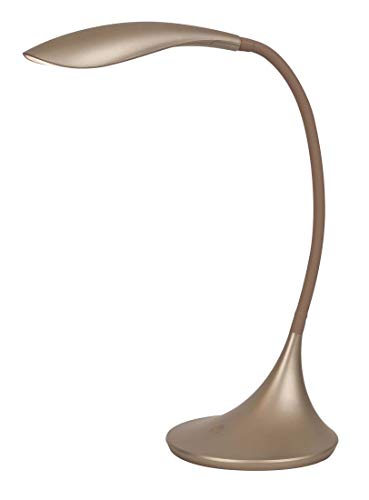 Rabalux 4167 LED Tischleuchte Dominic aus Kunststoff champagne B:32cm H:52cm mit 3-stufigem Schalter (touch) von rabalux