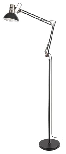 Rabalux 2196 Stehleuchte ARISTEO Metall mattschwarz E27 1x MAX 40W L:66cm H:171cm Ø25cm von rabalux