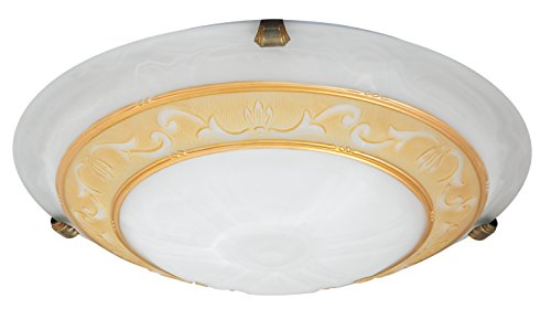 Rabalux 3714 Laretta, Deckenleuchte, Weiß-Bronzefarbene Kralle von rabalux