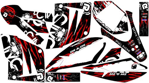 SKULL Stickers MZ MUZ RT 125 SX SM FULLKIT Dekor Aufkleber - DECALS von race-styles